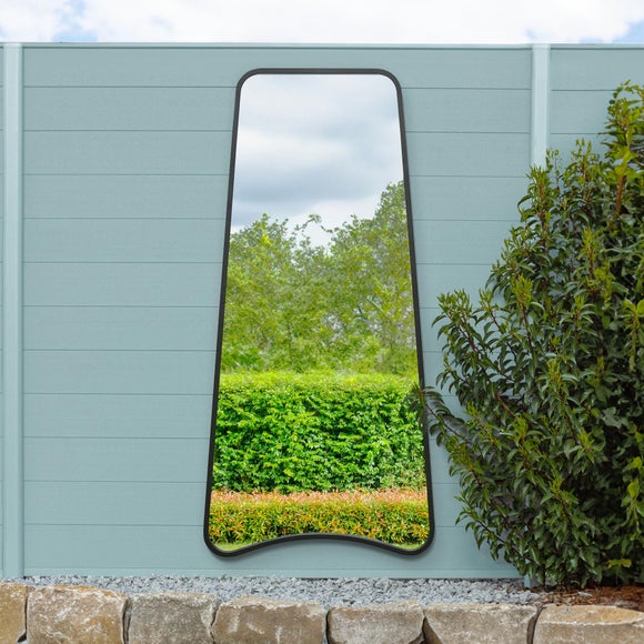 Coartans Abstract Pond Indoor Outdoor Full Length Wall Mirror