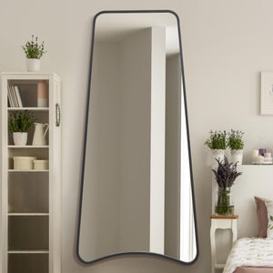 Coartans Abstract Curved Indoor Outdoor Full Length Wall Mirror