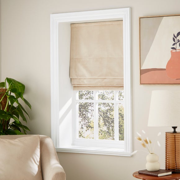 Recycled Velour Roman Blind