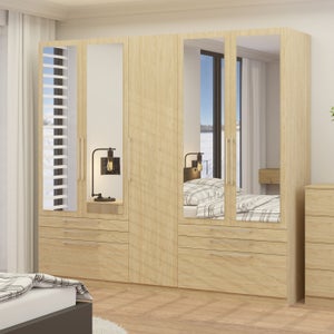 Foster 5 Door 6 Drawer Wardrobe