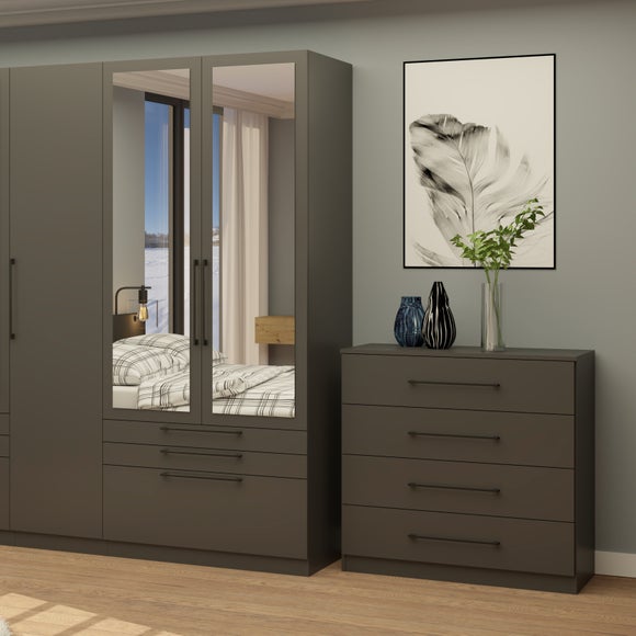 Foster 5 Door 6 Drawer Wardrobe
