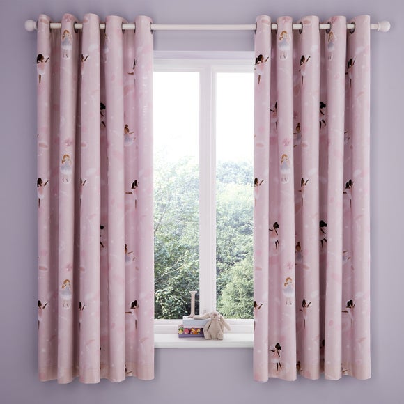 Catherine Lansfield Dancing Fairies Eyelet Curtains