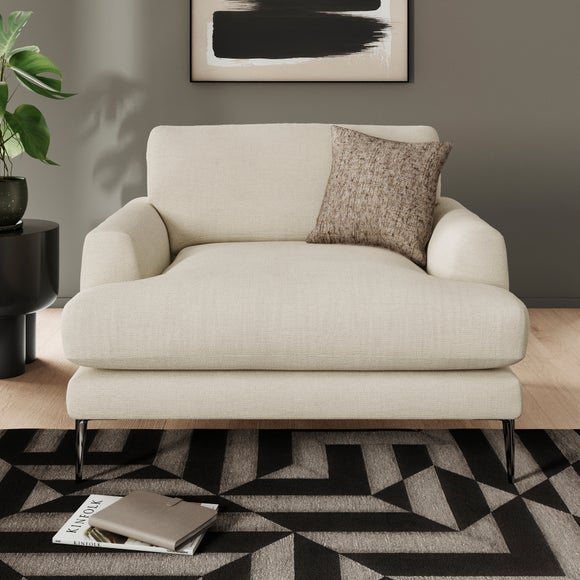 Click to view product details and reviews for Lawson Chunky Tonal Weave Snuggle Chair.