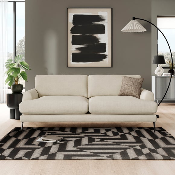 Lawson Chunky Tonal Weave 4 Seater Sofa