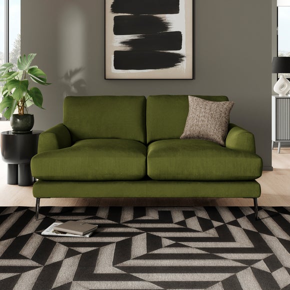 Lawson Matte Plush Velvet 2 Seater Sofa