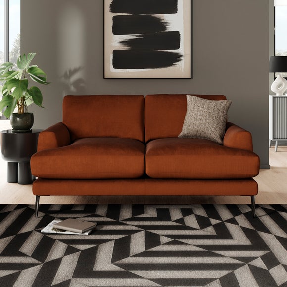 Lawson Matte Plush Velvet 2 Seater Sofa