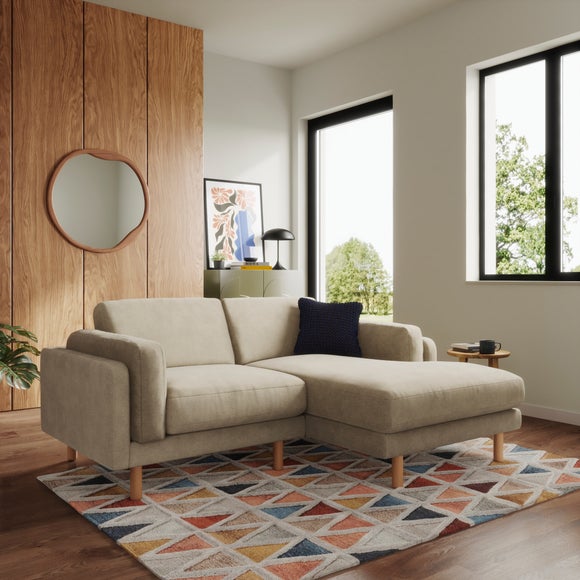 Newton Luxe Chenille Corner Chaise Sofa