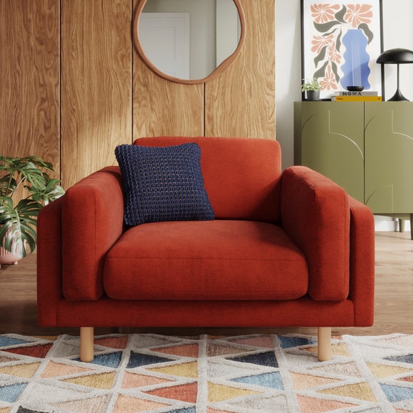 Newton Luxe Chenille Snuggle Chair