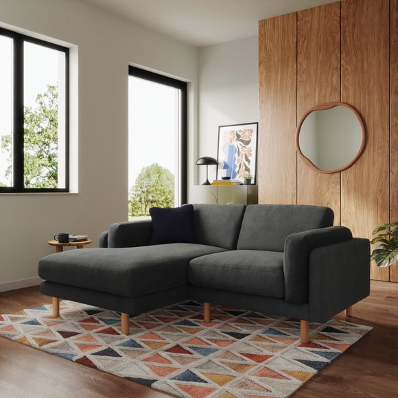 Newton Luxe Chenille Corner Chaise Sofa