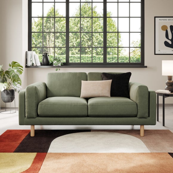 Newton Matte Plush Velvet 2 Seater Sofa