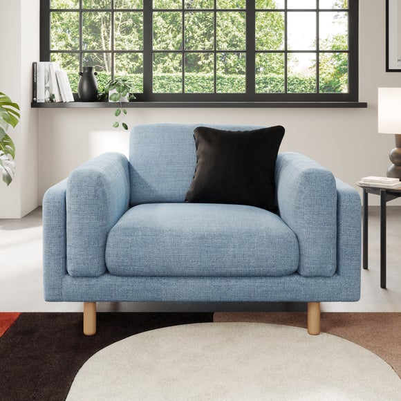 Click to view product details and reviews for Newton Chunky Tonal Weave Snuggle Chair.