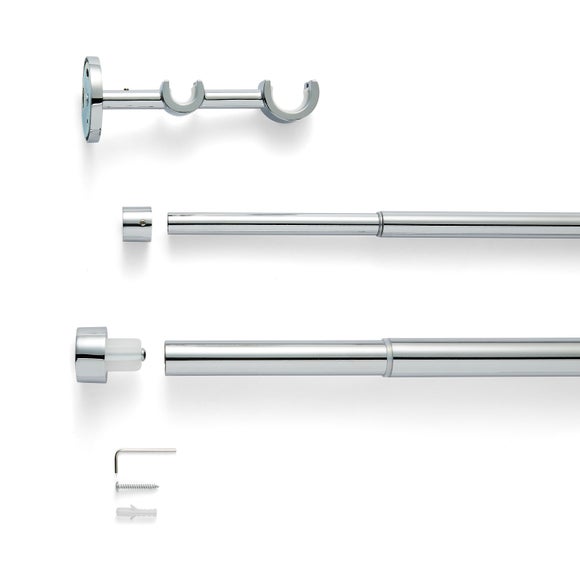 Photo 2 of Trinity Double Layer Extendable Metal Curtain Pole