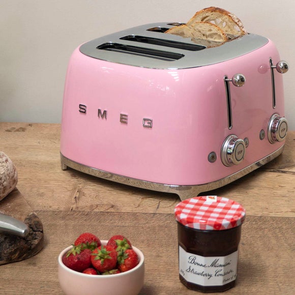 Click to view product details and reviews for Smeg 50s Style 4 Slice Toaster. Click to view product details and reviews for Smeg 50s Style 4 Slice Toaster.