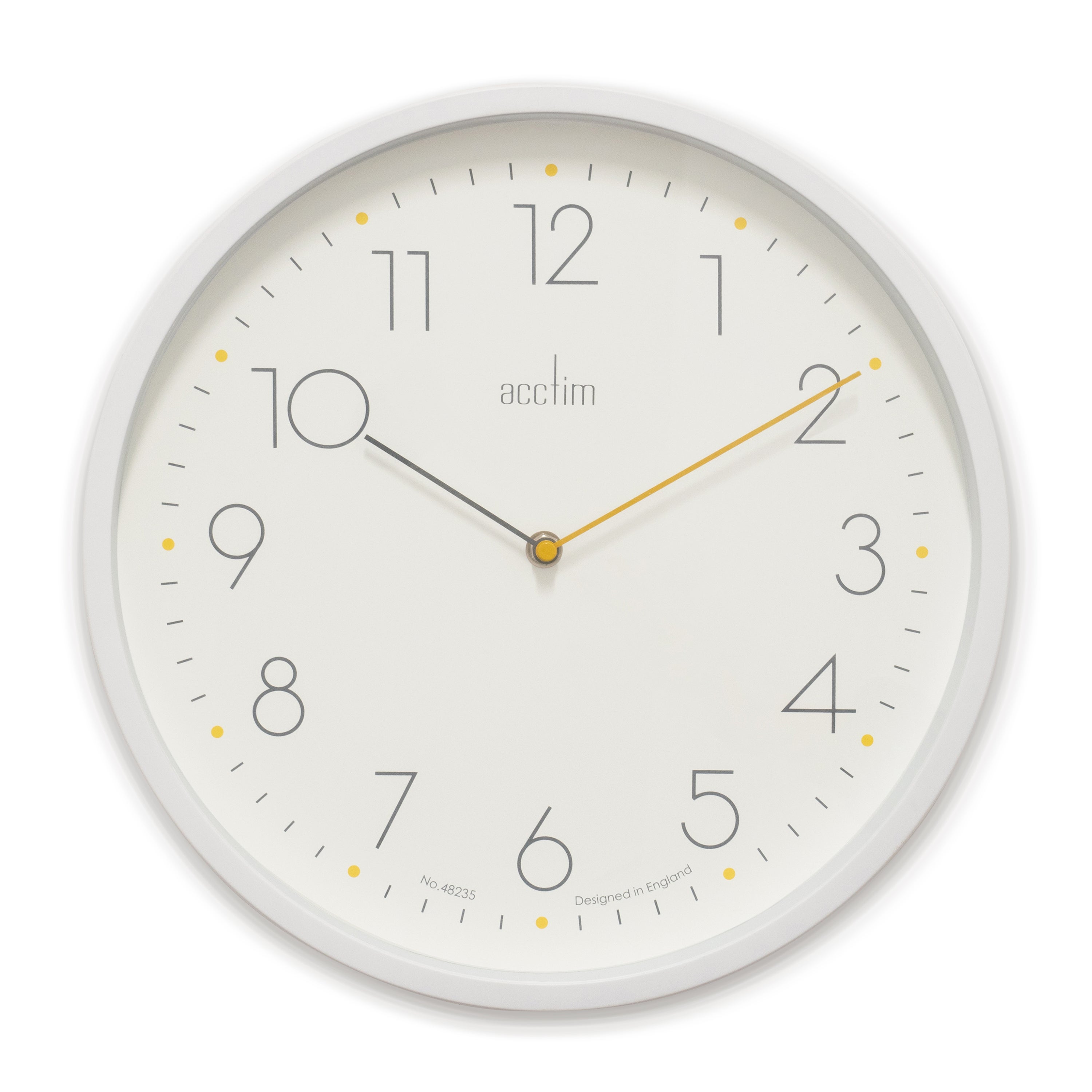 Acctim Taby Wall Clock White