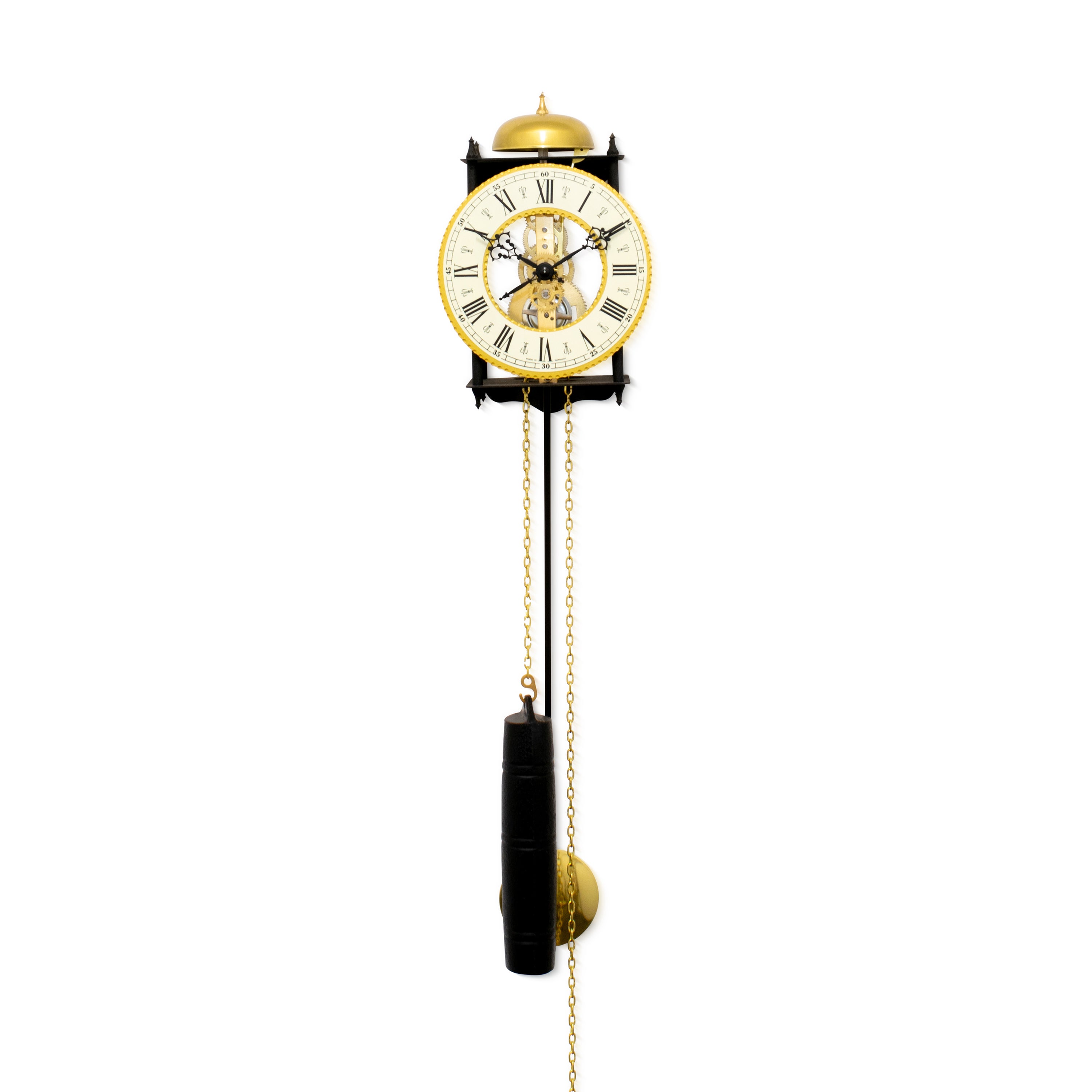 Acctim Alcester Regulator Wall Clock Gold