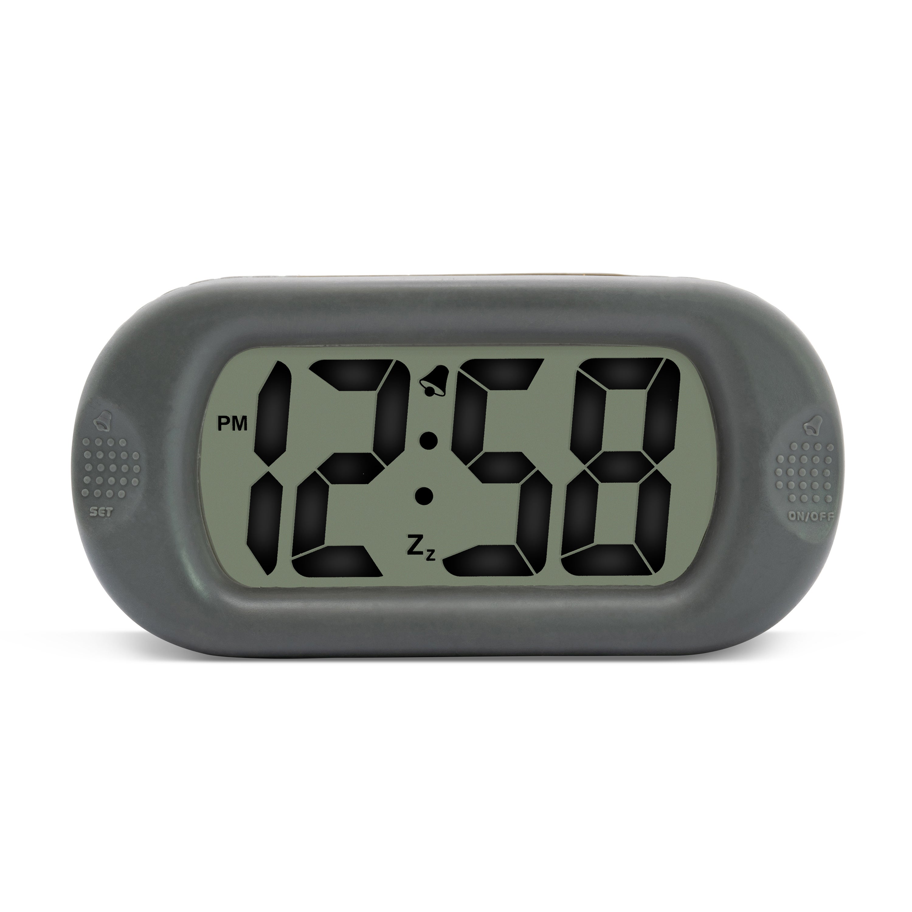 Acctim Silicone Digital Alarm Clock Grey