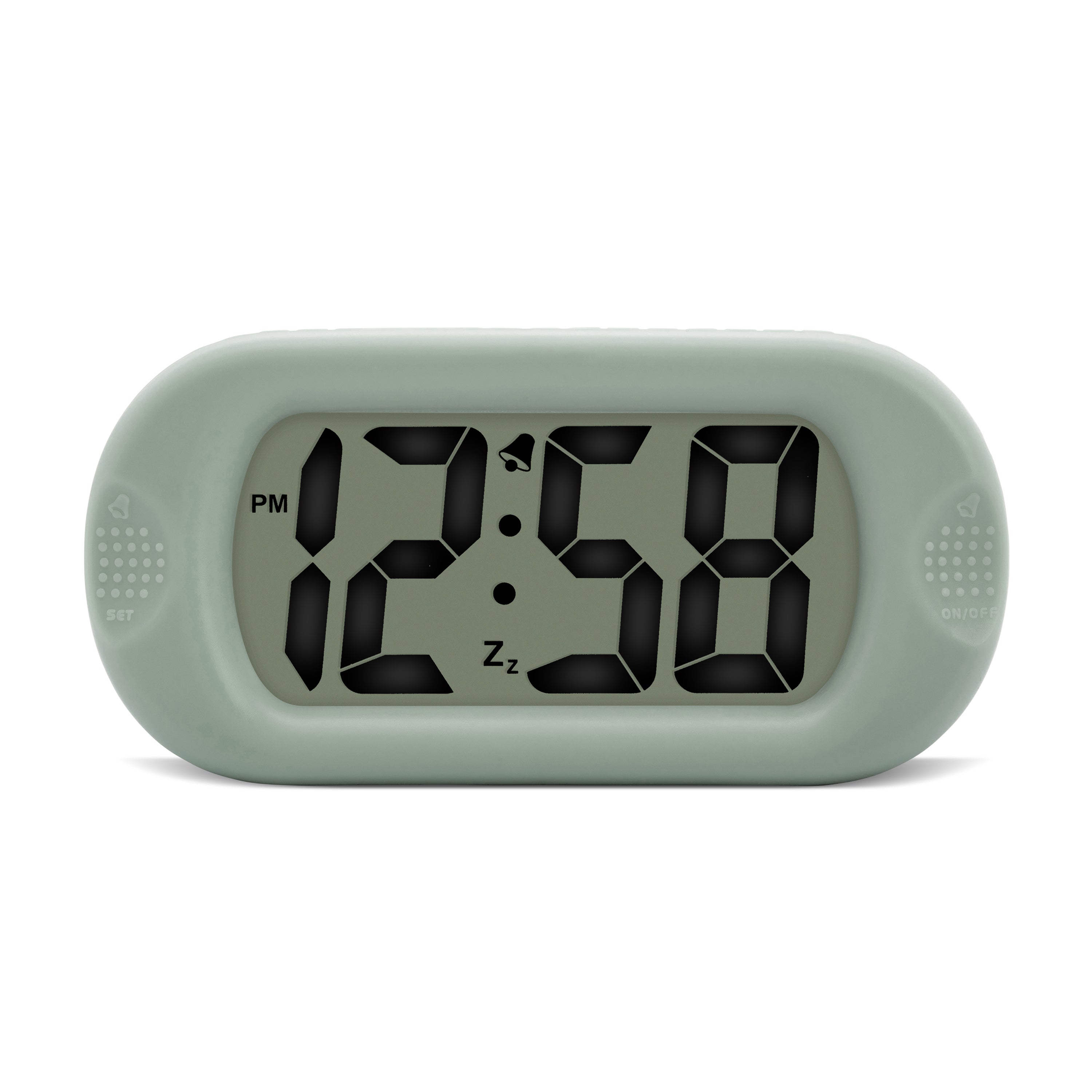 Acctim Silicone Digital Alarm Clock Sage Green