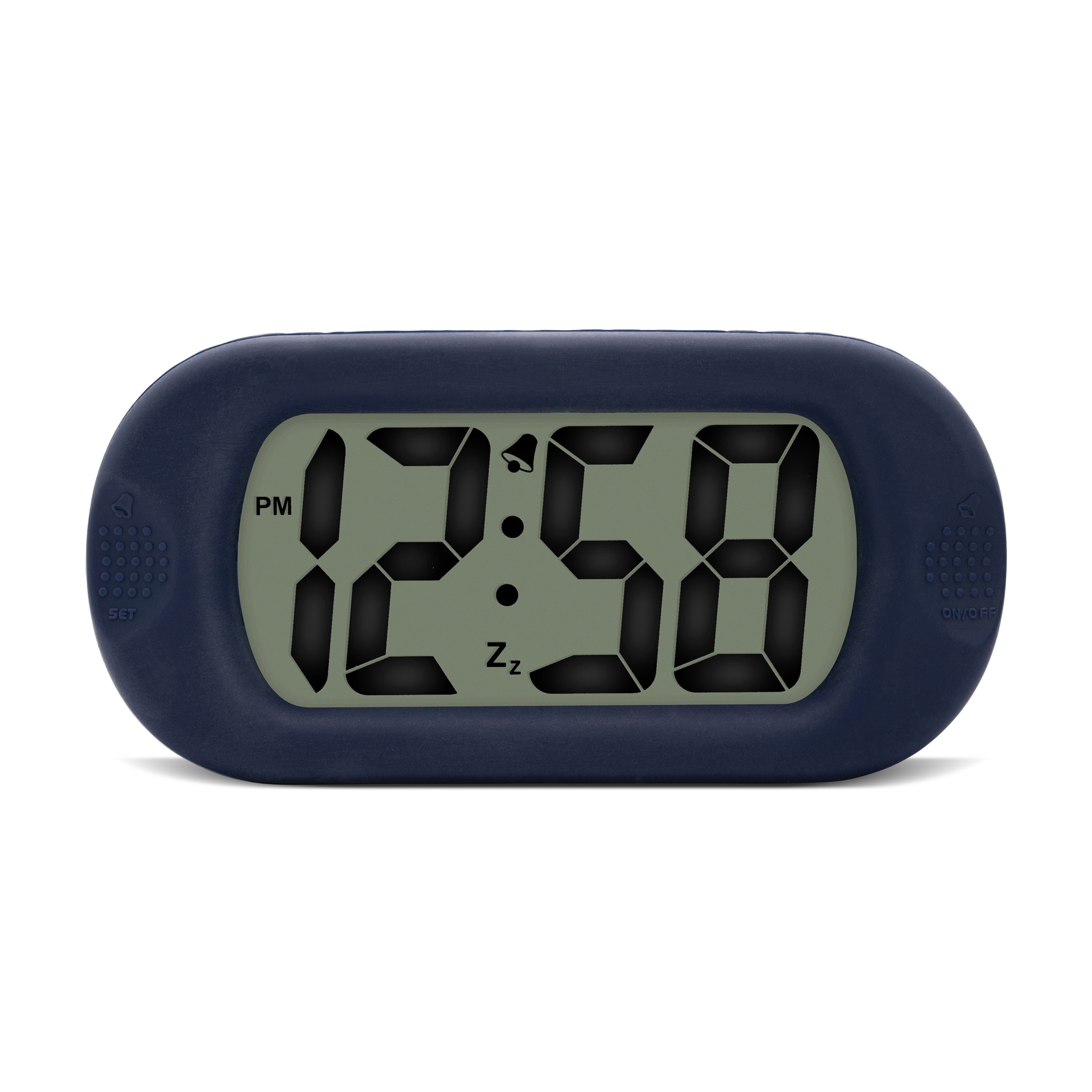 Acctim Silicone Digital Alarm Clock Navy Blue