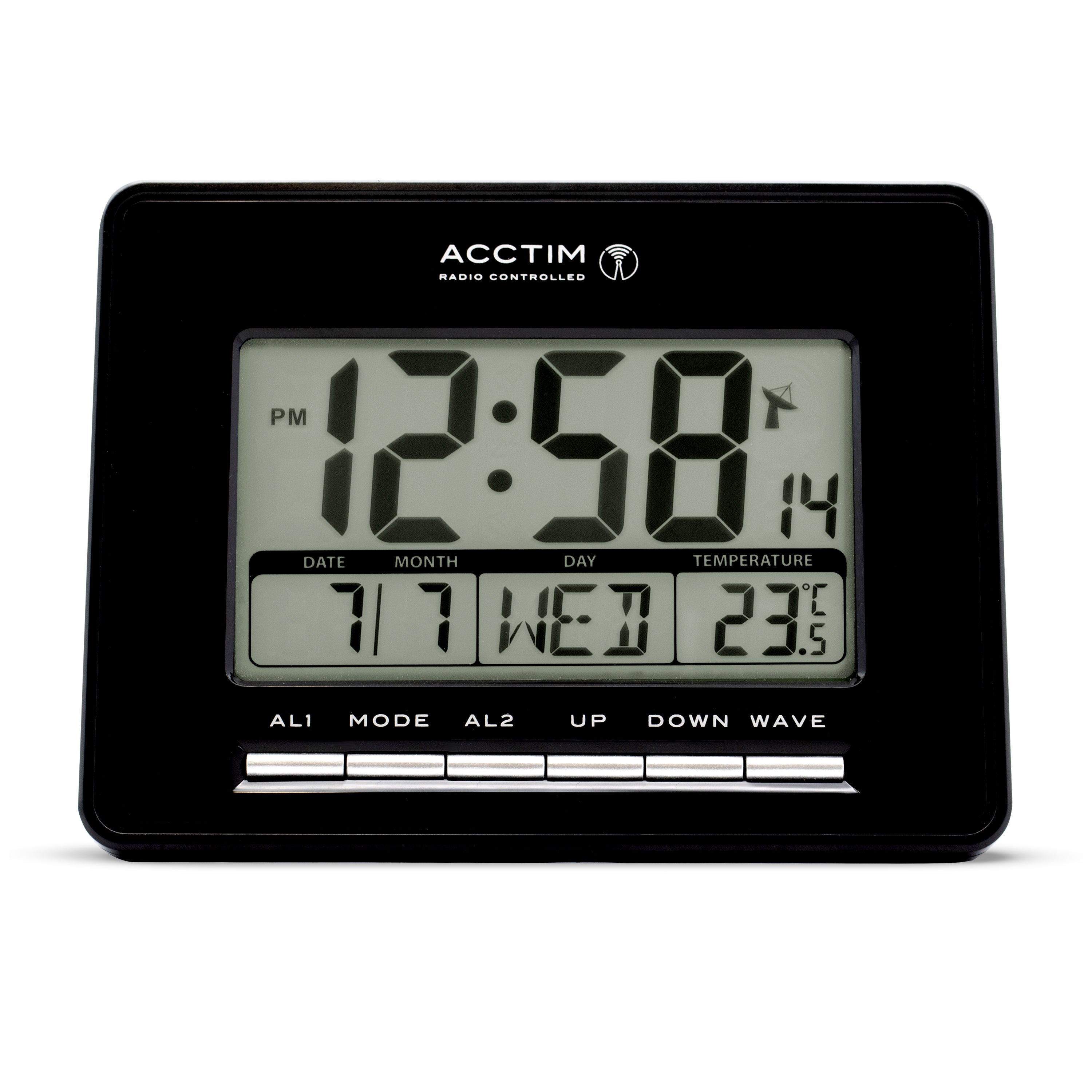 Acctim Infinity Digital Alarm Clock Black