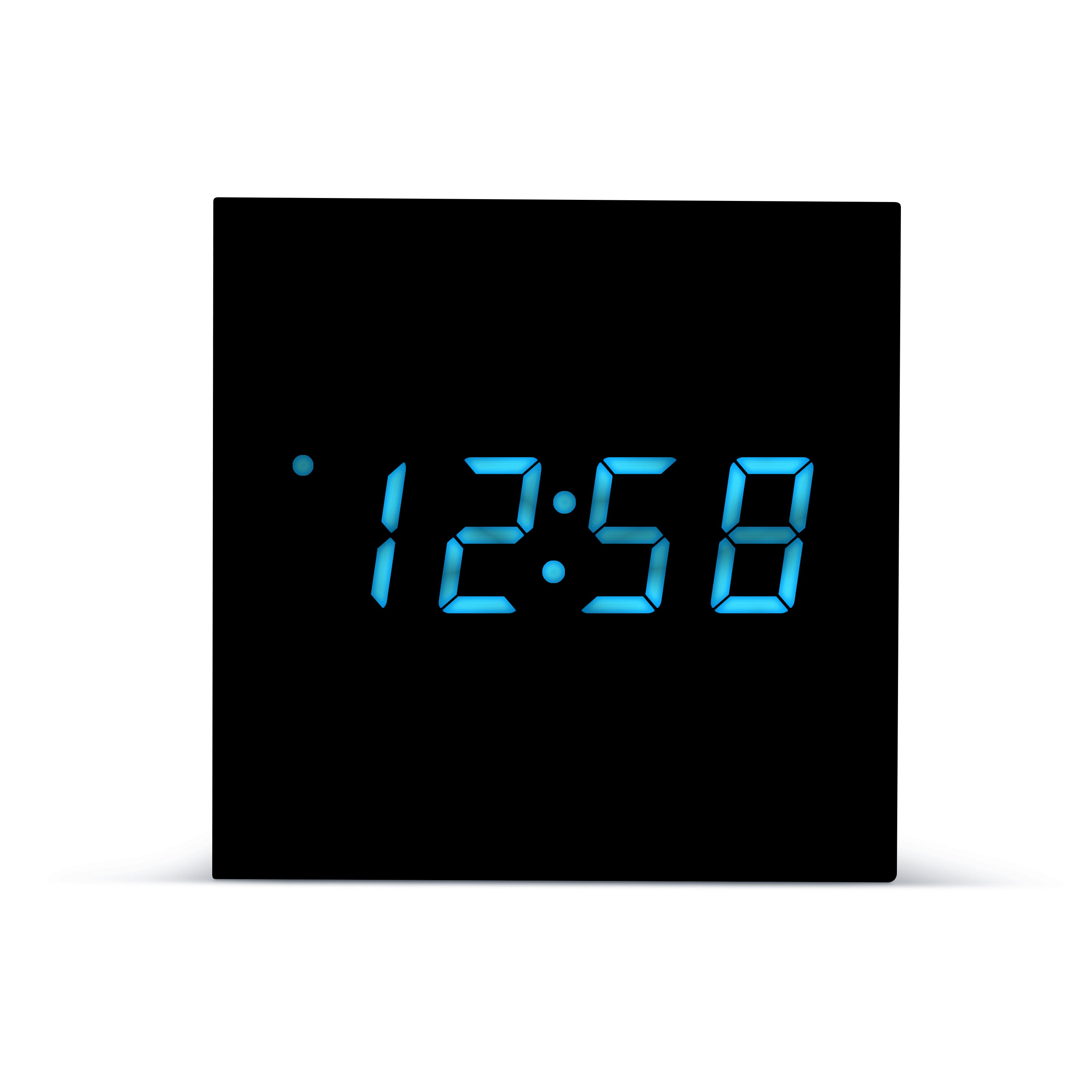 Acctim Ark Silent Digital Alarm Clock Black