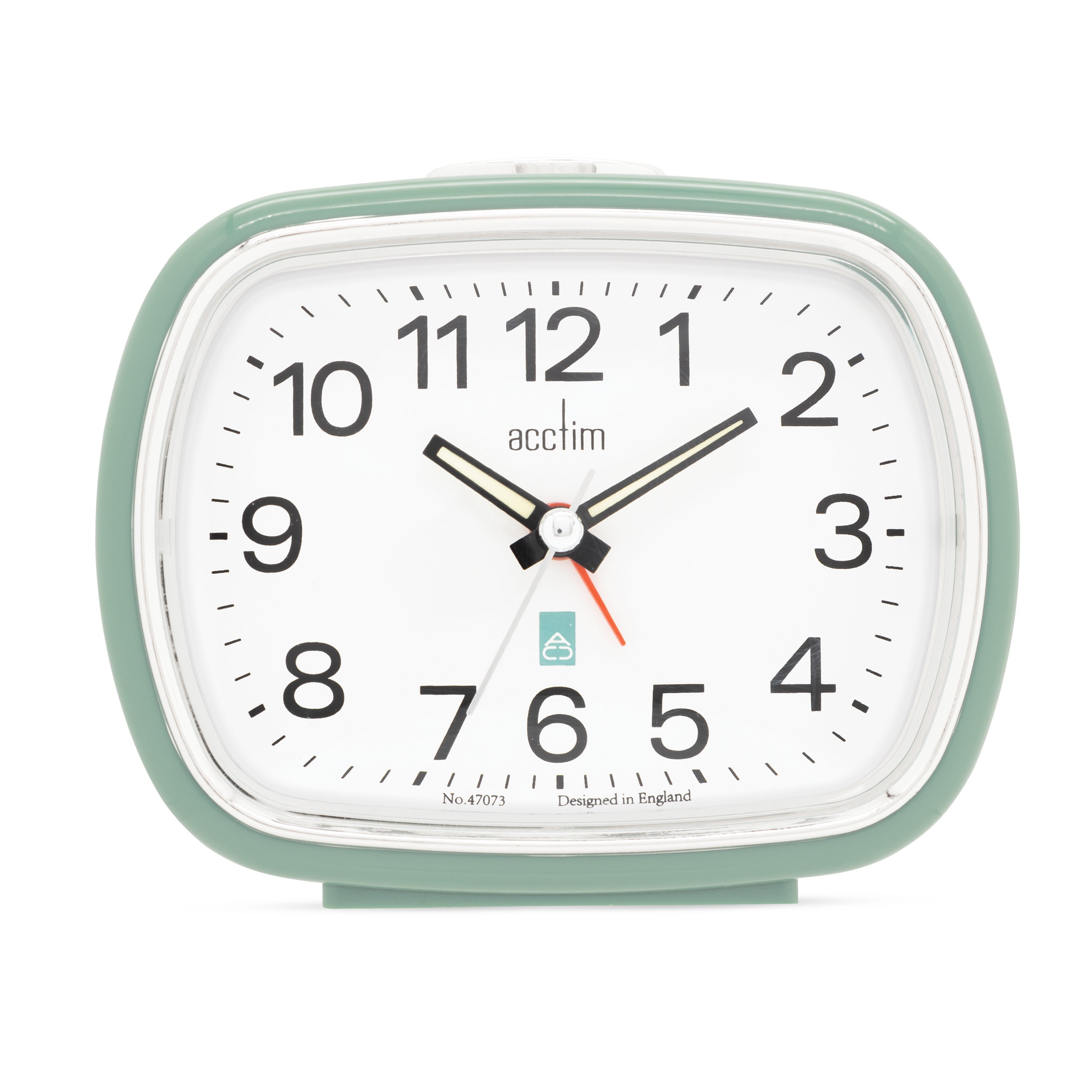 Acctim Camille Analogue Alarm Clock Mint Green