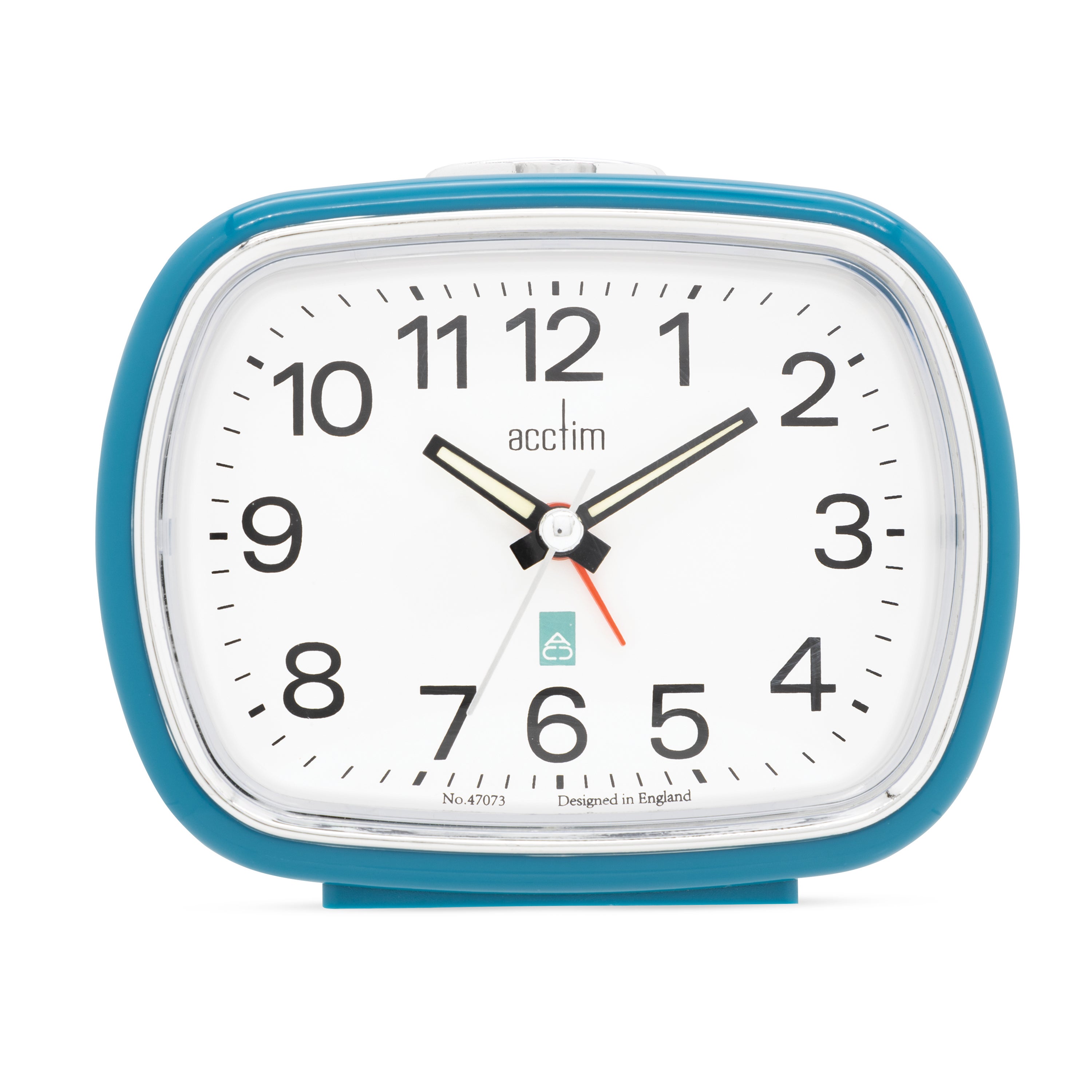 Acctim Camille Analogue Alarm Clock Blue