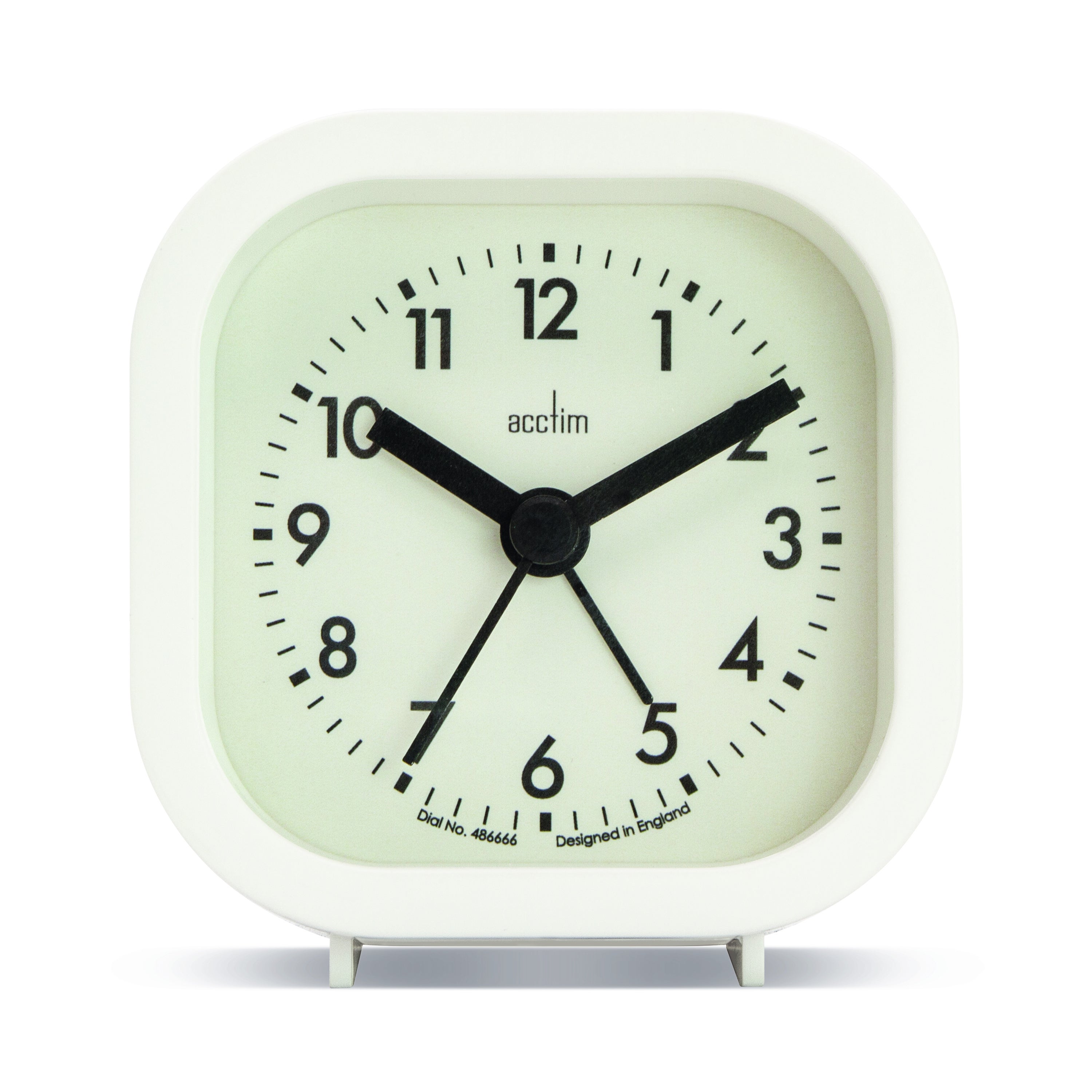 Acctim Robyn Mini Alarm Clock White