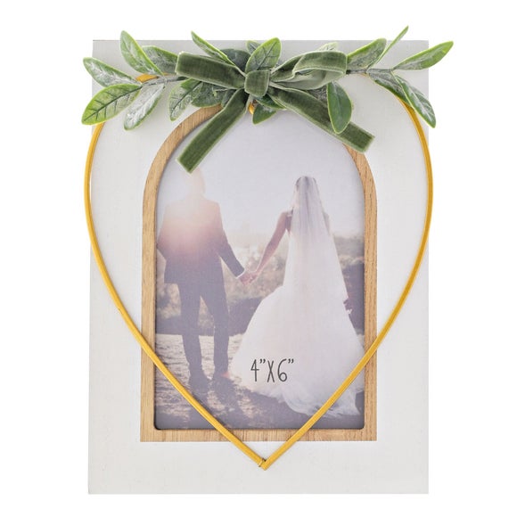 Love Story Gold Heart Photo Frame