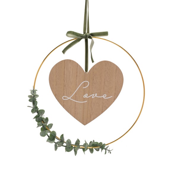 Click to view product details and reviews for Love Story Love Hoop Hanging Ornament.