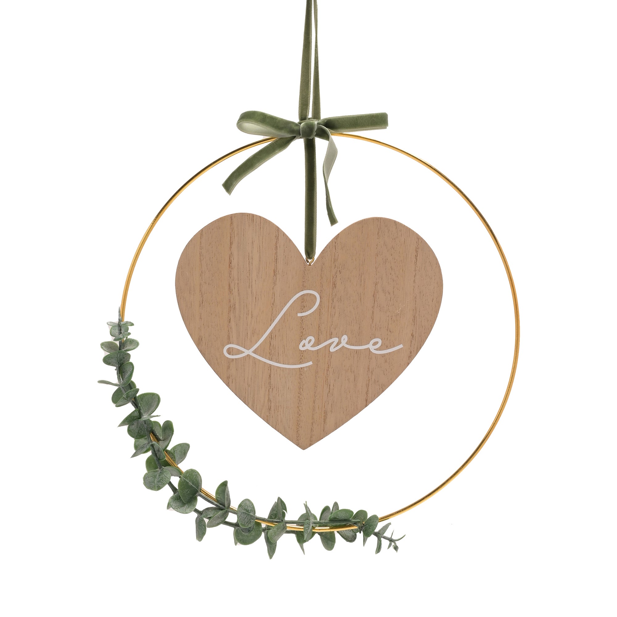 Love Story Love Hoop Hanging Ornament