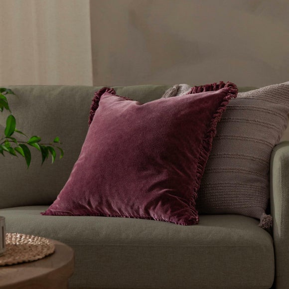 View Bertie Velvet Square Cushion View Bertie Velvet Square Cushion