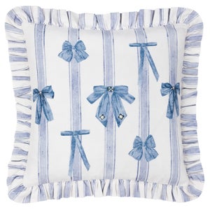 Furn. Noortje Ruffle Bow Square Cushion