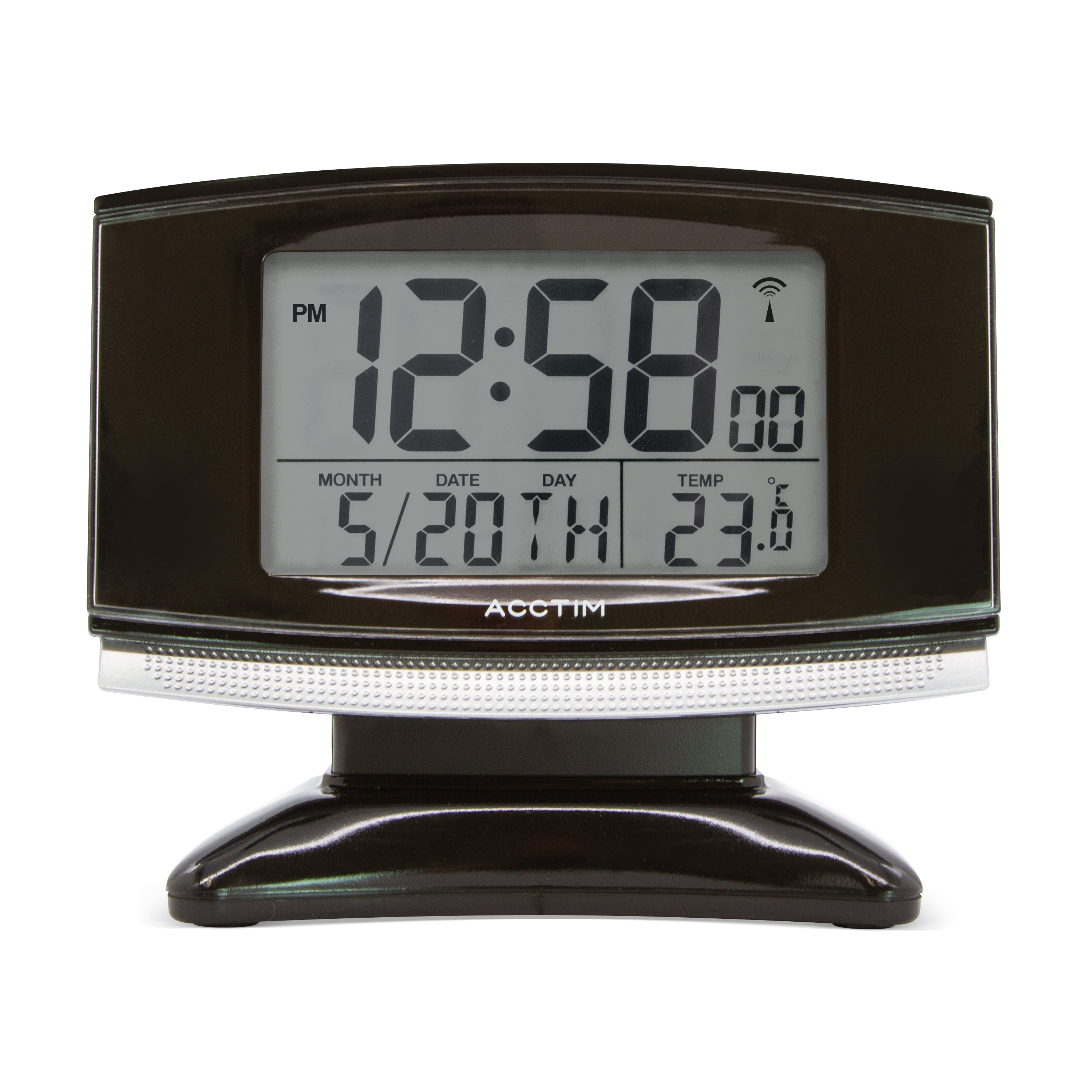 Acctim Acura Silent Digital Alarm Clock Black