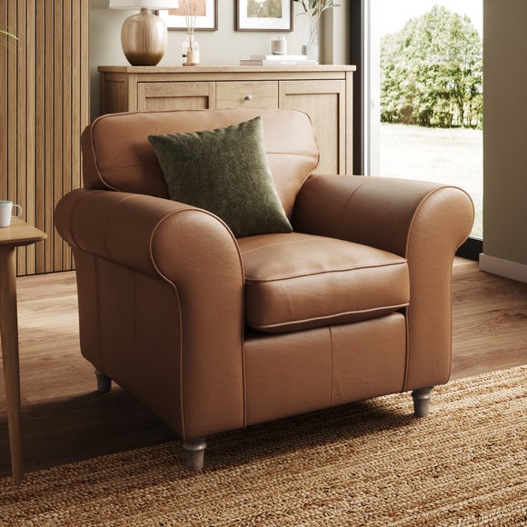 Flori Classic Leather Armchair