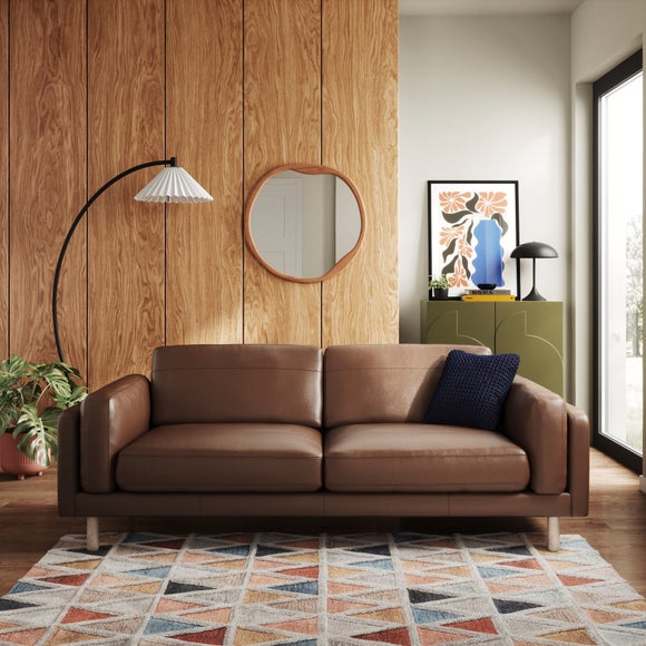 Newton Vintage Leather 4 Seater Sofa