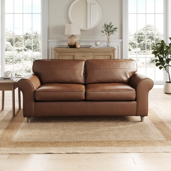 Flori Vintage Leather 3 Seater Sofa