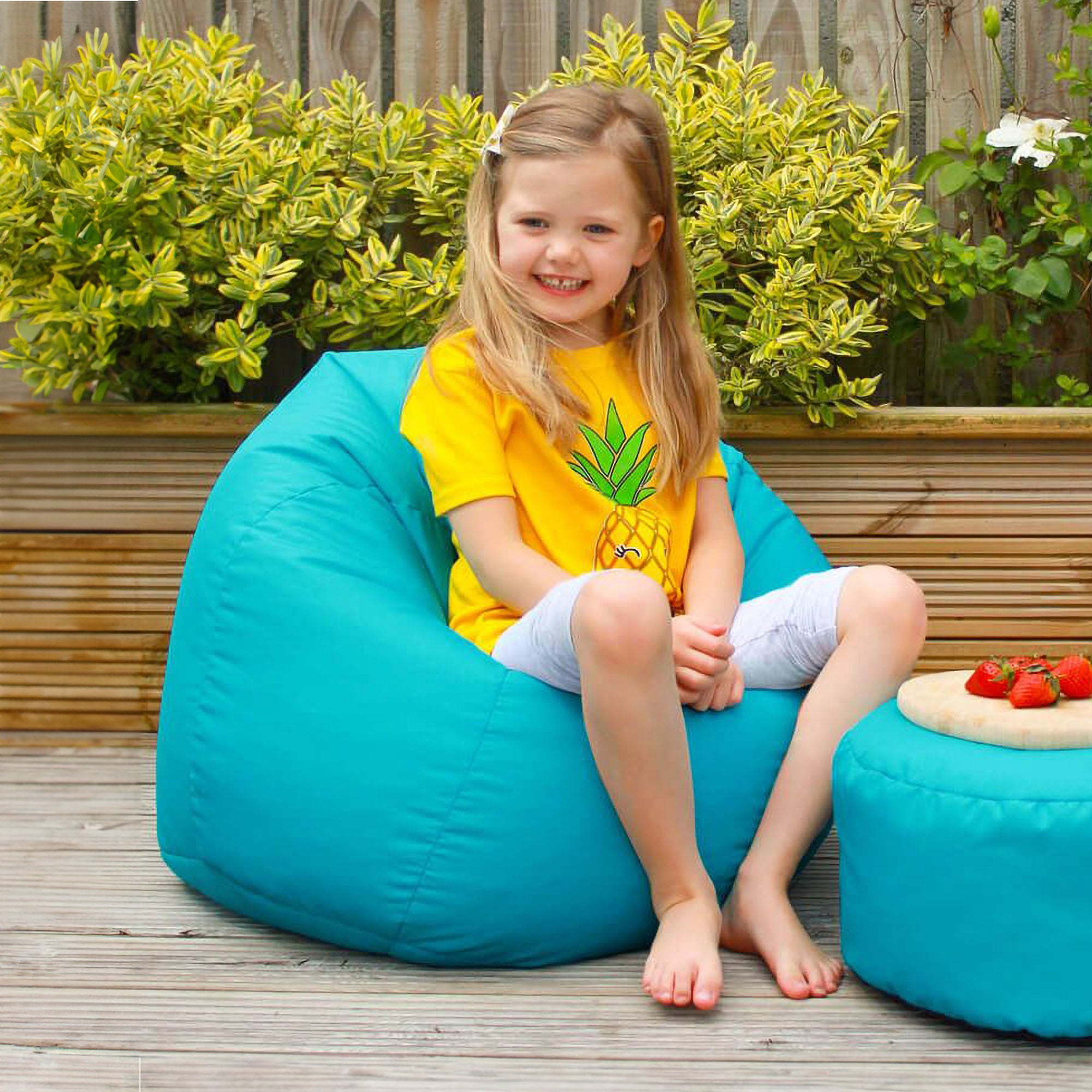 Rucomfy Kids Classic Indoor Outdoor Beanbag Turquoise