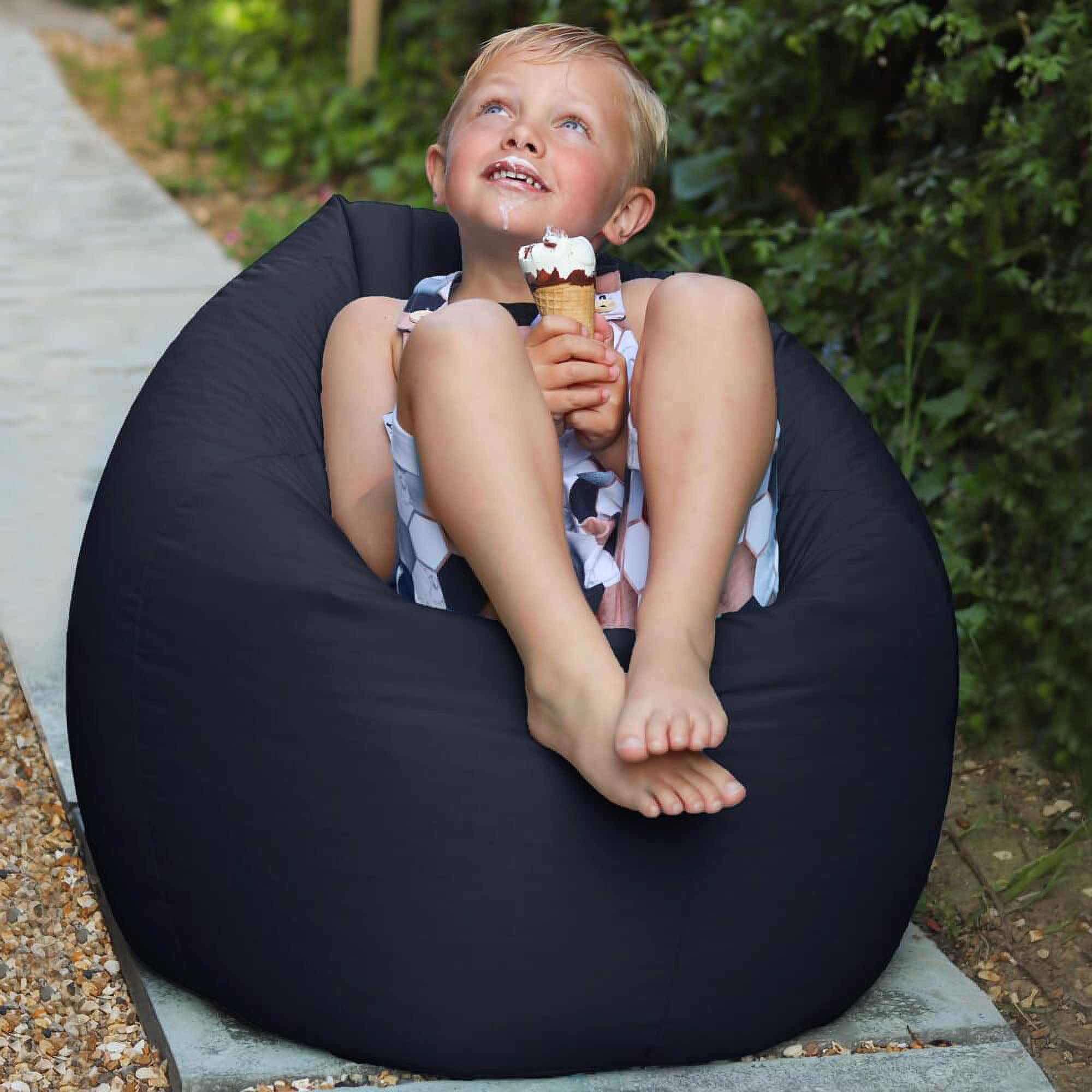 Rucomfy Kids Classic Indoor Outdoor Beanbag Navy