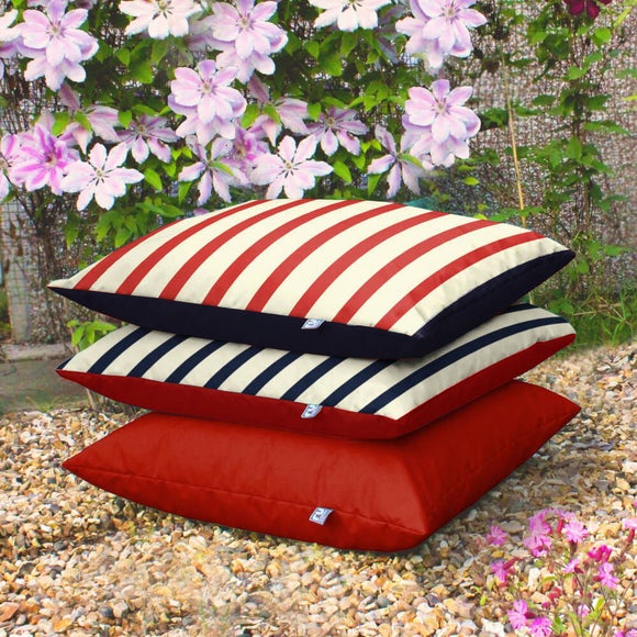 Click to view product details and reviews for Rucomfy Nautical Stripe Indoor Outdoor Floor Cushion.