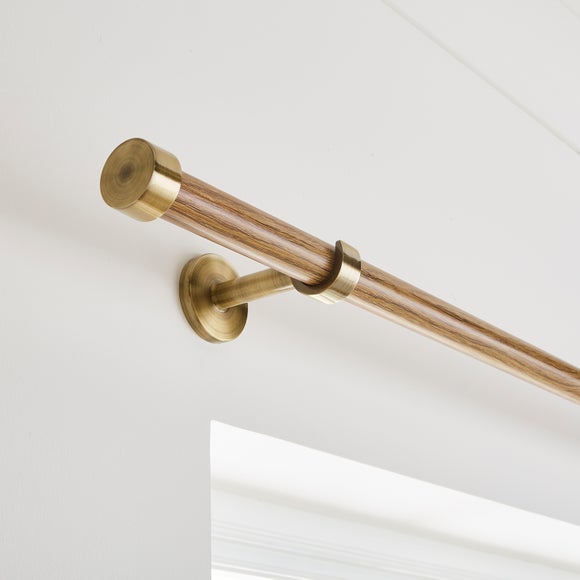 View Trinity Wrapped Fixed Metal Eyelet Curtain Pole View Trinity Wrapped Fixed Metal Eyelet Curtain Pole