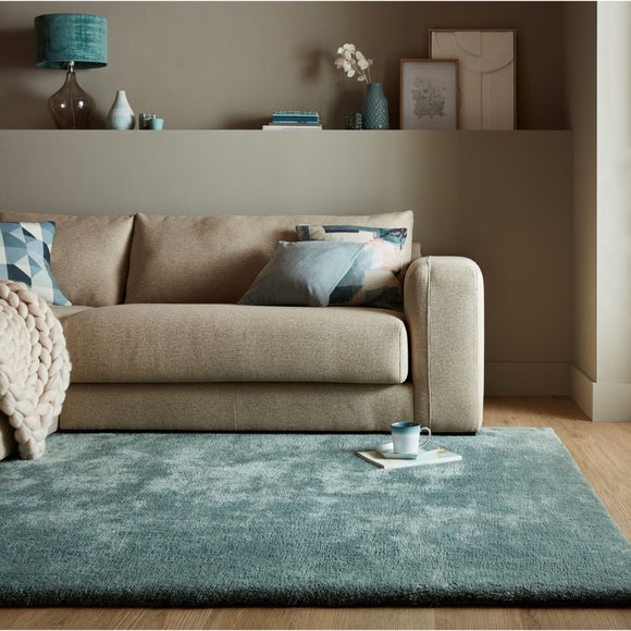 Faroe Wool Look Washable Faux Fur Rug