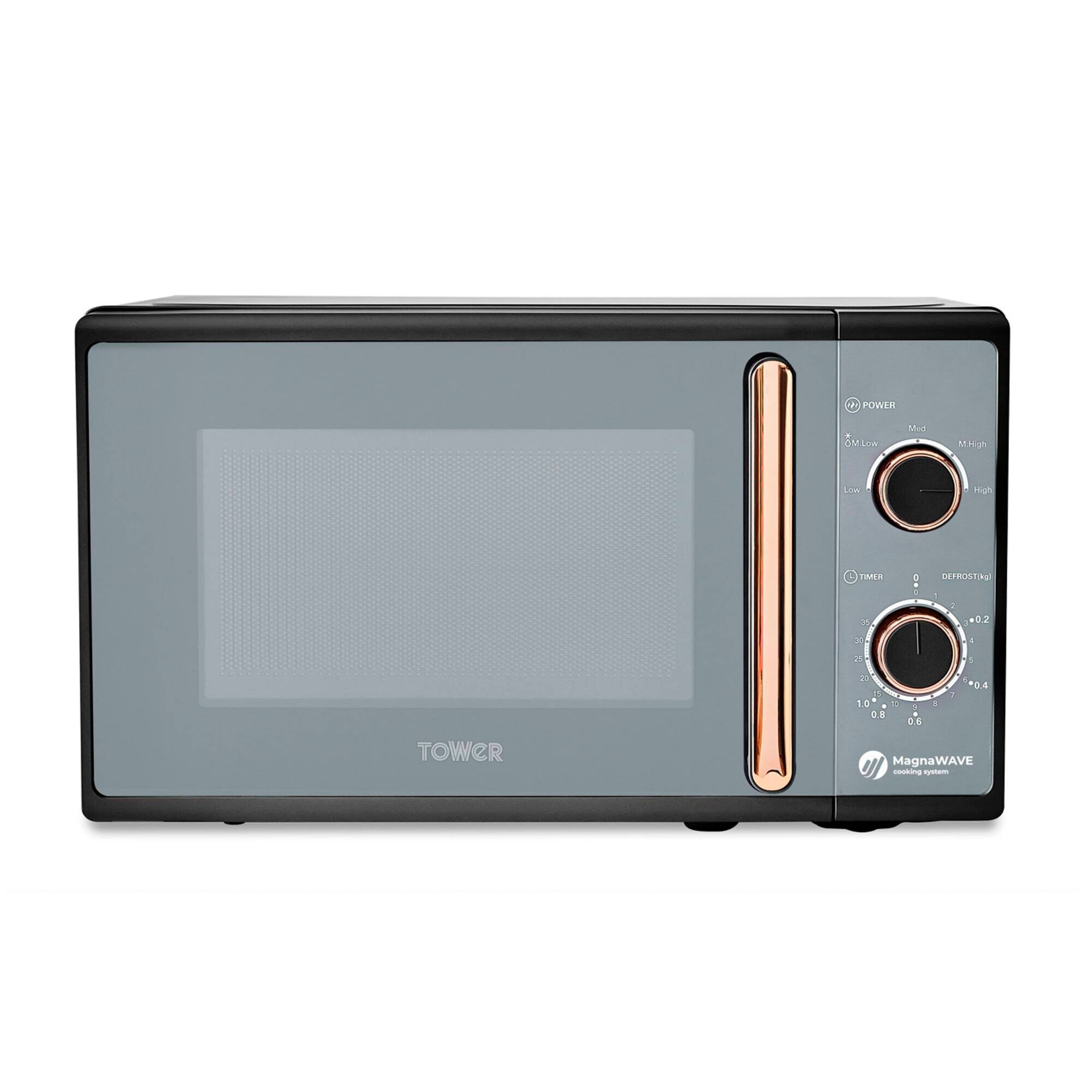 Tower Cavaletto 20l Manual Microwave Black