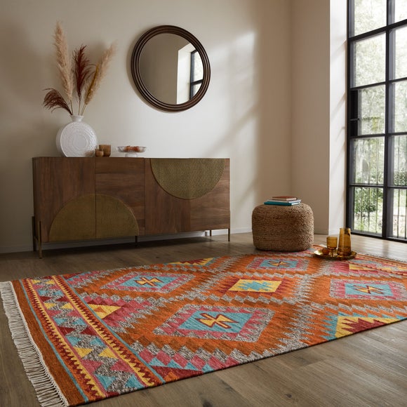 Click to view product details and reviews for Roshni Kilim Wool Rug. Click to view product details and reviews for Roshni Kilim Wool Rug.