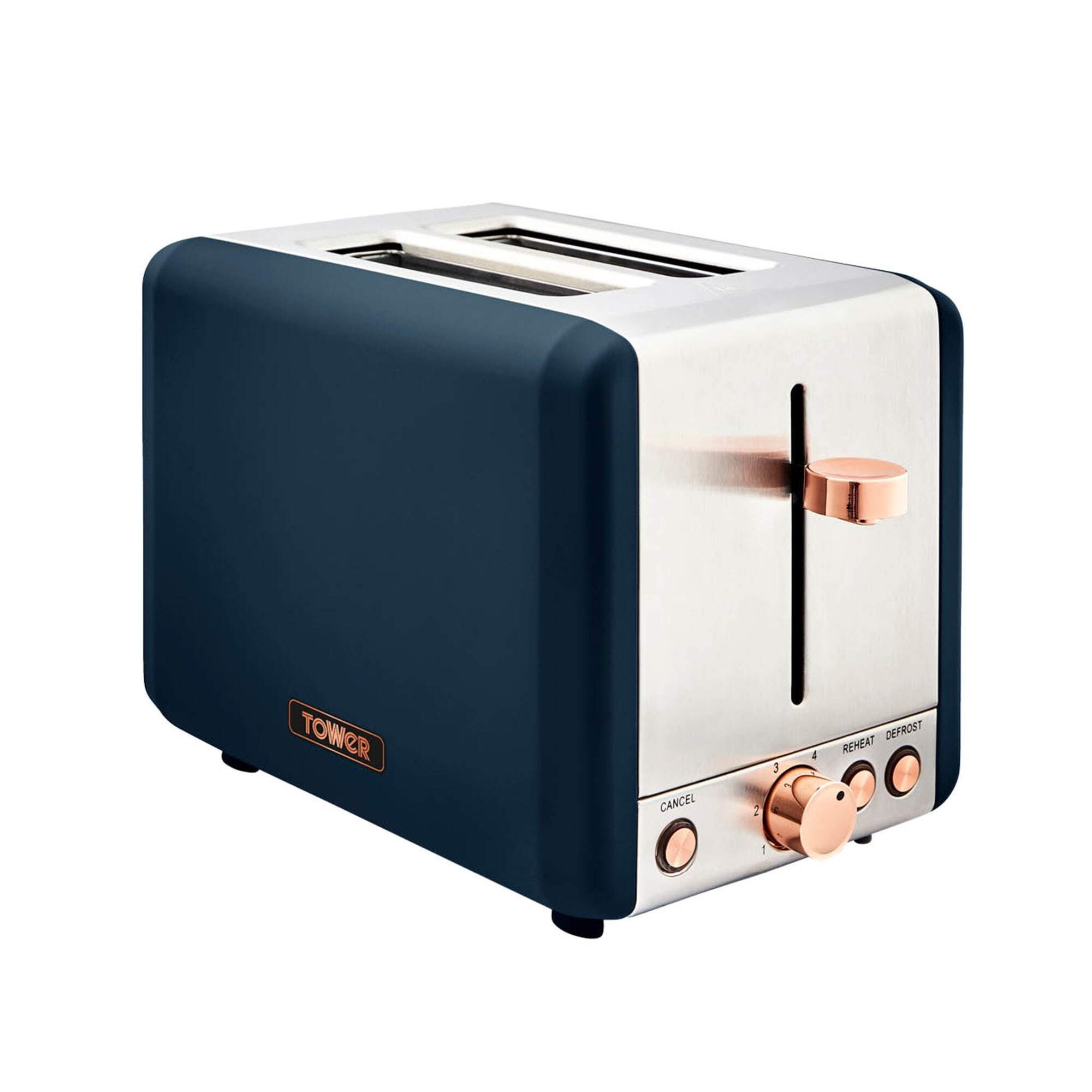 Tower Cavaletto 2 Slice Toaster Blue