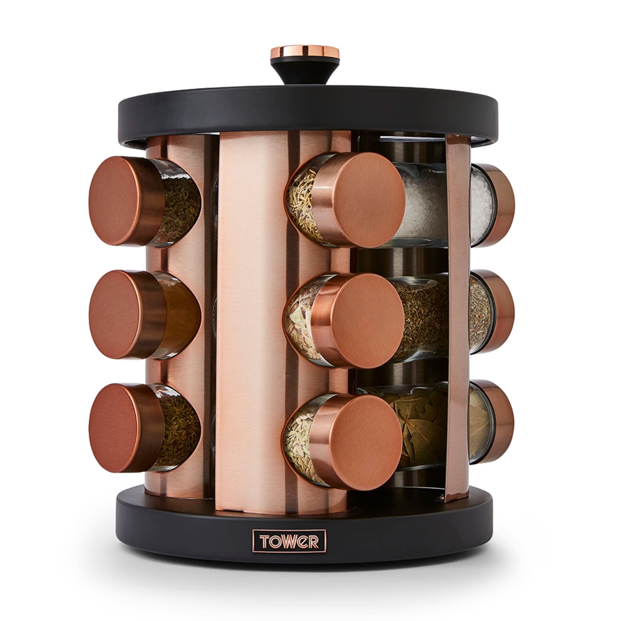 Tower Cavaletto 12 Jar Spice Rack Set