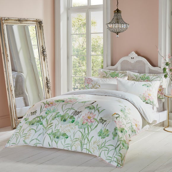 Holly Willoughby Lotus Garden 100 Cotton Duvet Cover And Pillowcase Set