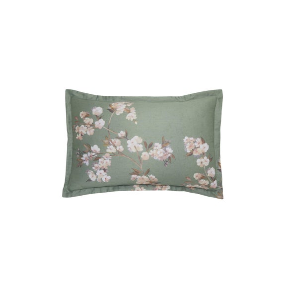 Holly Willoughby Blossoming Trail Sage 100 Cotton Oxford Pillowcase