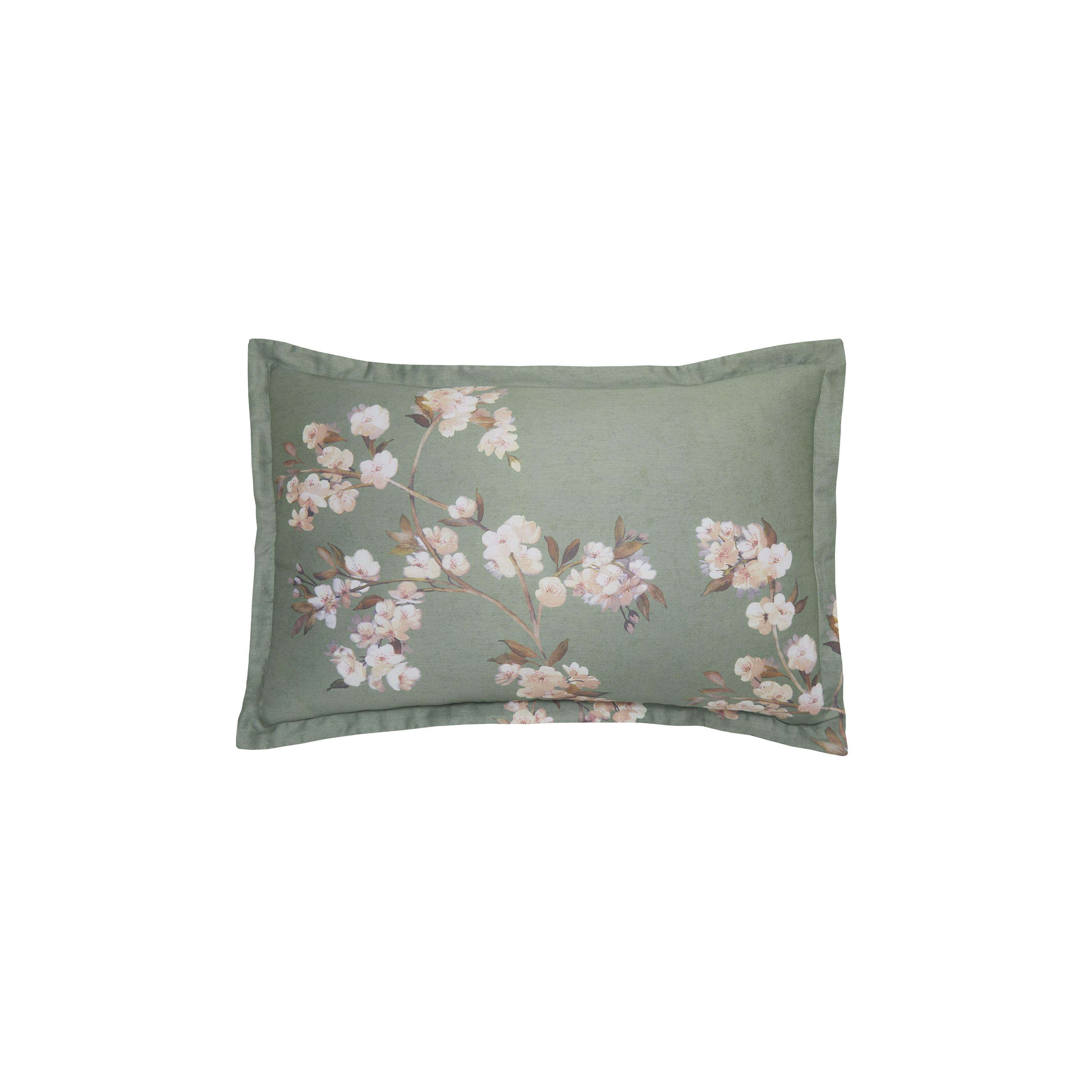 Holly Willoughby Blossoming Trail Sage 100% Cotton Oxford Pillowcase 