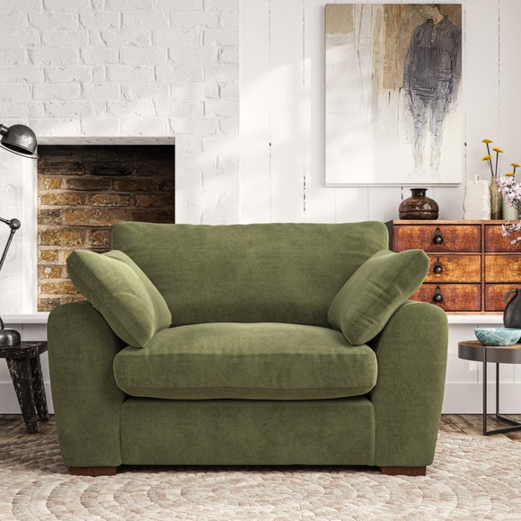 Green snuggle chair discount