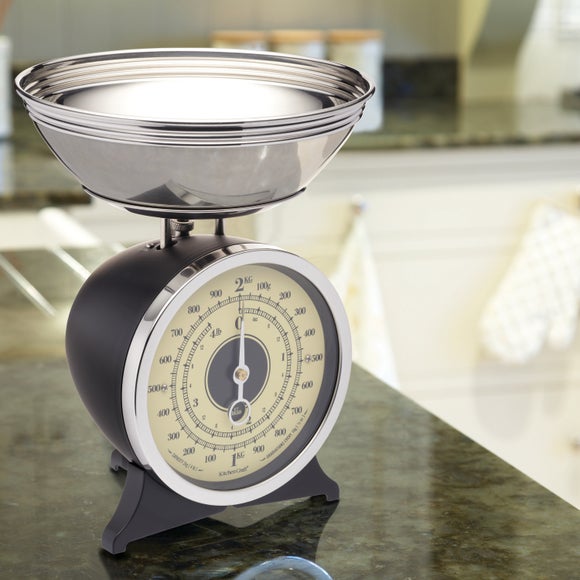 Kitchencraft Vintage Style Mechanical Kitchen Scales With Bowl